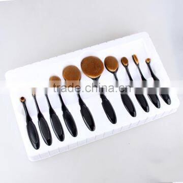 2016 NEW 10 pcs eyeliner brush toothbrush makeup brush set
