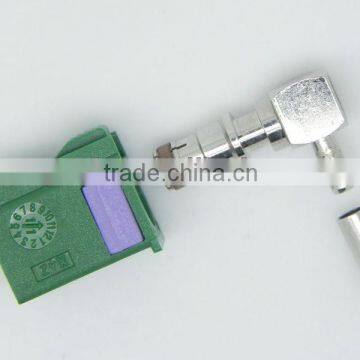 Fakra Female Right Angle Cable Mount connector Green 6002 for TV1