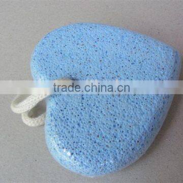 Blue color heart shaped best pumice stones