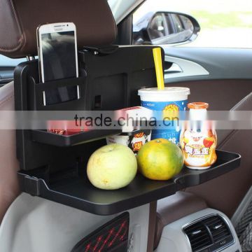 Fashion multifunction folding plastic food tray Travel Dinning Tray