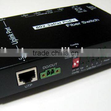 4 Port IEEE 802.3 af/at +1 Combo (UTP+Fiber) PoE Fiber Switch, MITS Taiwan, PoE Extender, PoE Switch, MDI/MDIX auto-crossover