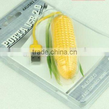 Wholesale Lovely Fruits 4 Port Usb Hub With Corn Shape