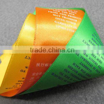 Colorful Glossy Satin Tape Labels for Shirt photo-4