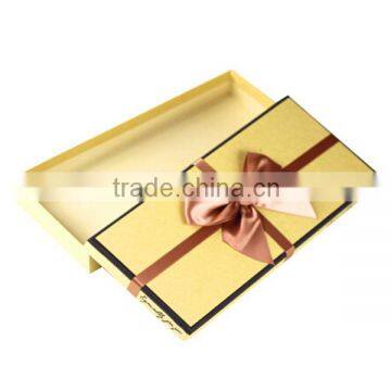 Luxury Paper With Ribbon Wedding Gift Box photo-4