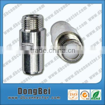 180degree 75ohm brass male pin connector adapter