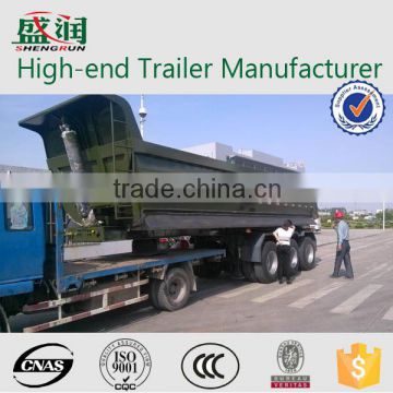 Well Received side/back tipper dump truck trialer