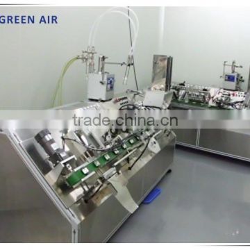 Mask used filling machine with PLC and touch screen control system