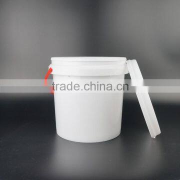 Good Quality Round 5L Plastic Bucket With Secure Seal Lid, Plastic Handle Pail for Paint, Oil Plastic Bucket photo-3