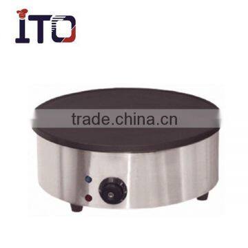 SH-CM400 One Head Round Base Cast Iron Commercial Electric Crepe Making Machine for Sale