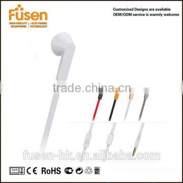 2016 OEM ODM Mono plastic earphones in 3.5mm jack good qaulity