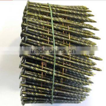 Wooden Pallet Roofing Coil Nails:Screw coil nail/ Ring coil nail/Smooth coil nail