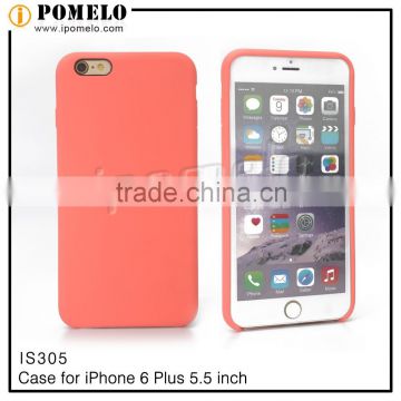 Hybrid silicone TPU ultra thin case for iPhone 6 plus thin case