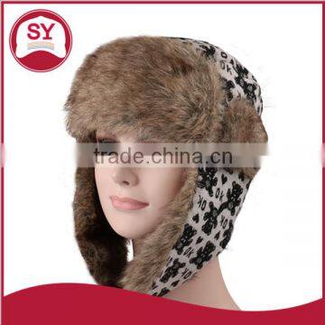 outdoor women winter hat with earflap