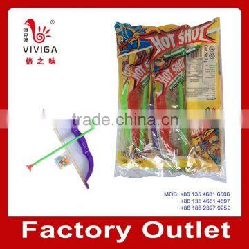 Plastic bow and arrow toy candy