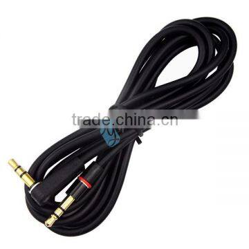 3.5mm Replacement Audio Headphone Angled Stereo Cable