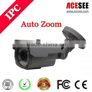 Detection outdoor auto zoom cctv cameras IP Network security system