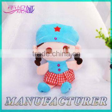 Factory Price 20cm Hot Selling Stuffed Little Girl Plush Toys For Claw Machine