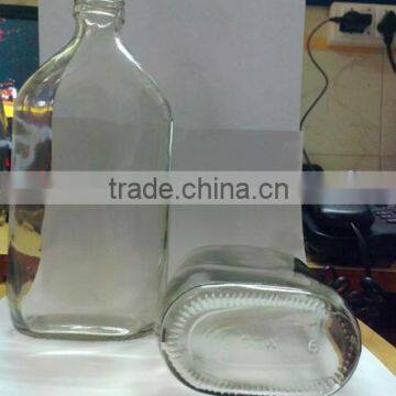 375 ML clear glass bottle for liquor