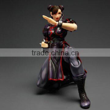 PVC 1:6 Street Fighter Chun-Li game action figures plastic articulated figurine