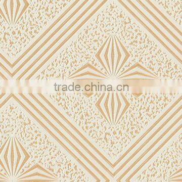 Golden color PVC laminated gypsum ceiling tiles (G573-1)