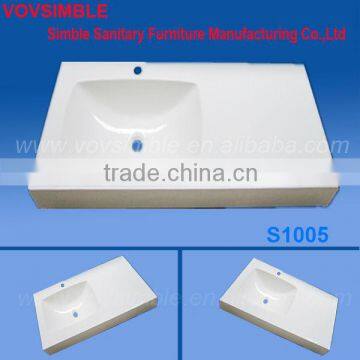 SIMBLE Gel Coated Artifical Marble Cabinet Basin