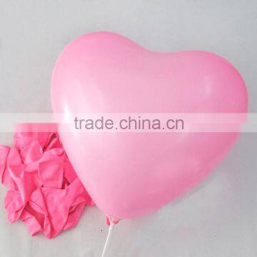 heart inflation latex wedding balloon