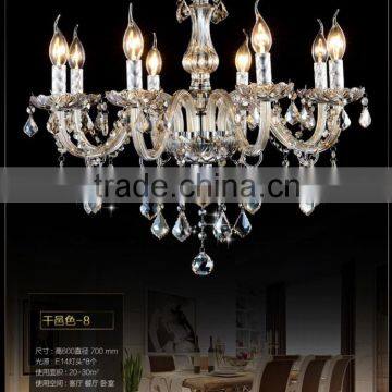 Professional crystal wedding cake stand hand blown glass chandelier pendants lights