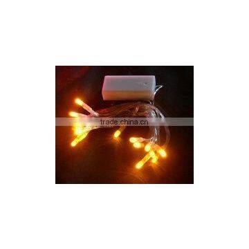 10L battery powered warm light led string light
