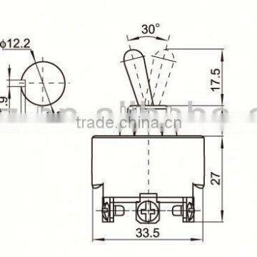 Generator Switch/50A Toggle SwitchWaterproof Reset Switch/generator Switch