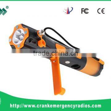 Rechargeable emergency car safety hammer with flashlight and phone charge