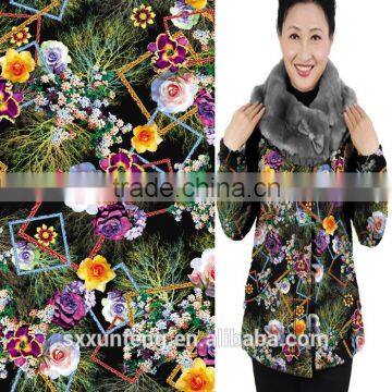 galaxy custom transfer printed garment fabric design