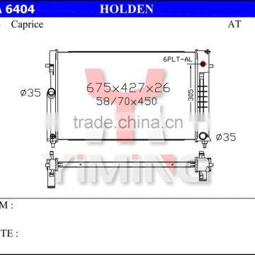 Auto Radiator for Caprice Holden