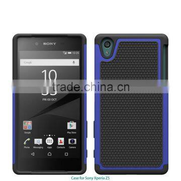 2015 New Products TPU+PC Football Pattern Case for Sony Xperia z5 Case Factory Price photo-1