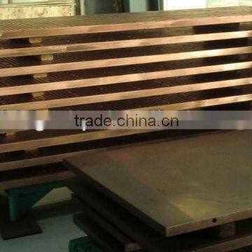 copper mould plate for continuous casting machine