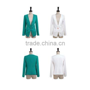 Women Wholesale Blazer 2016 Blazer Jacket Manufacturer Guangzhou