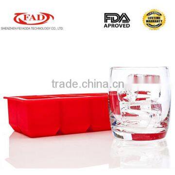  Hot Selling products 8 Cavity Custom Food Grade Silicone Ice Cube Tray