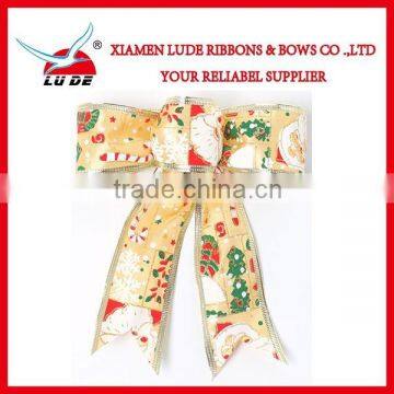 Pre-made Christmas Ribbon Bow For Holiday photo-4