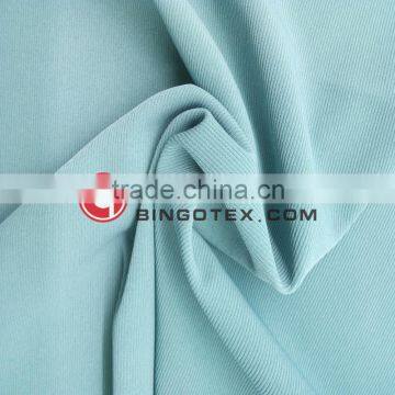 Wholesale Heavy 50D CEY Polyester PU 4 way Elastic strip Green fabric for coat