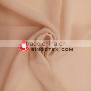 Polyester 1/3 Twill Soft Peach Skin Fabric For garmennt