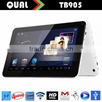 Cheapest 9inch diamond Kitkat Android 4.4 tablet pc Allwinner A23 Dual Core 0.3MP/0.3MP 512M/8G wifi model Q