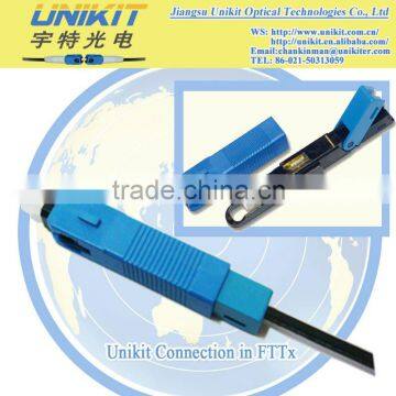 SC Type Mini Fiber Optic Fast Connector ~UNIKIT M-ESC250P Optical Equipment