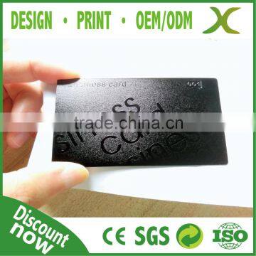 304 Stainless Steel Metal mirror card/ High quality Deluxe Metal Card/ metal business cards