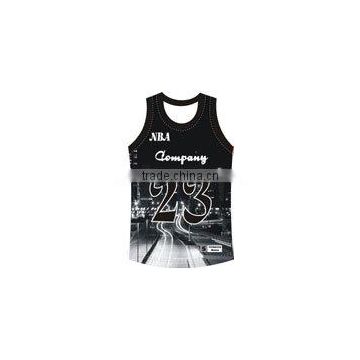 White 100% Polyester Dry Fit Basketball Sportswear Jersey