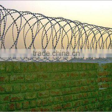 protection razor barbed wire fence wire mesh galvanized security fence