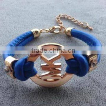 Fashion Vintage Pu Leather Lady Bracelet Jewelry photo-3