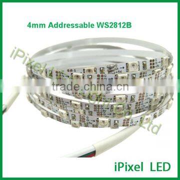 60 leds ws2812b DC5V flexible led strip 4mm