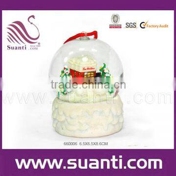 Crystal snow globe