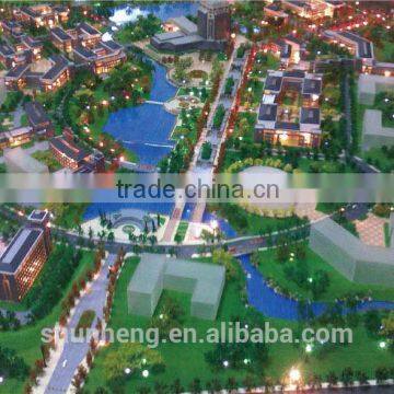 Shanghai Ocean University miniature building model with lighting