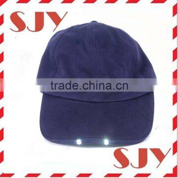 Low Profile Light Weight Cotton Flashing Led Light Baseball Cap photo-2