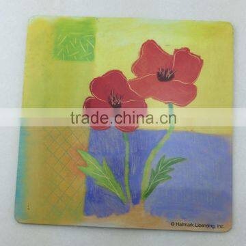 2015 New hot CMYK printing rectanglular metal tin tray